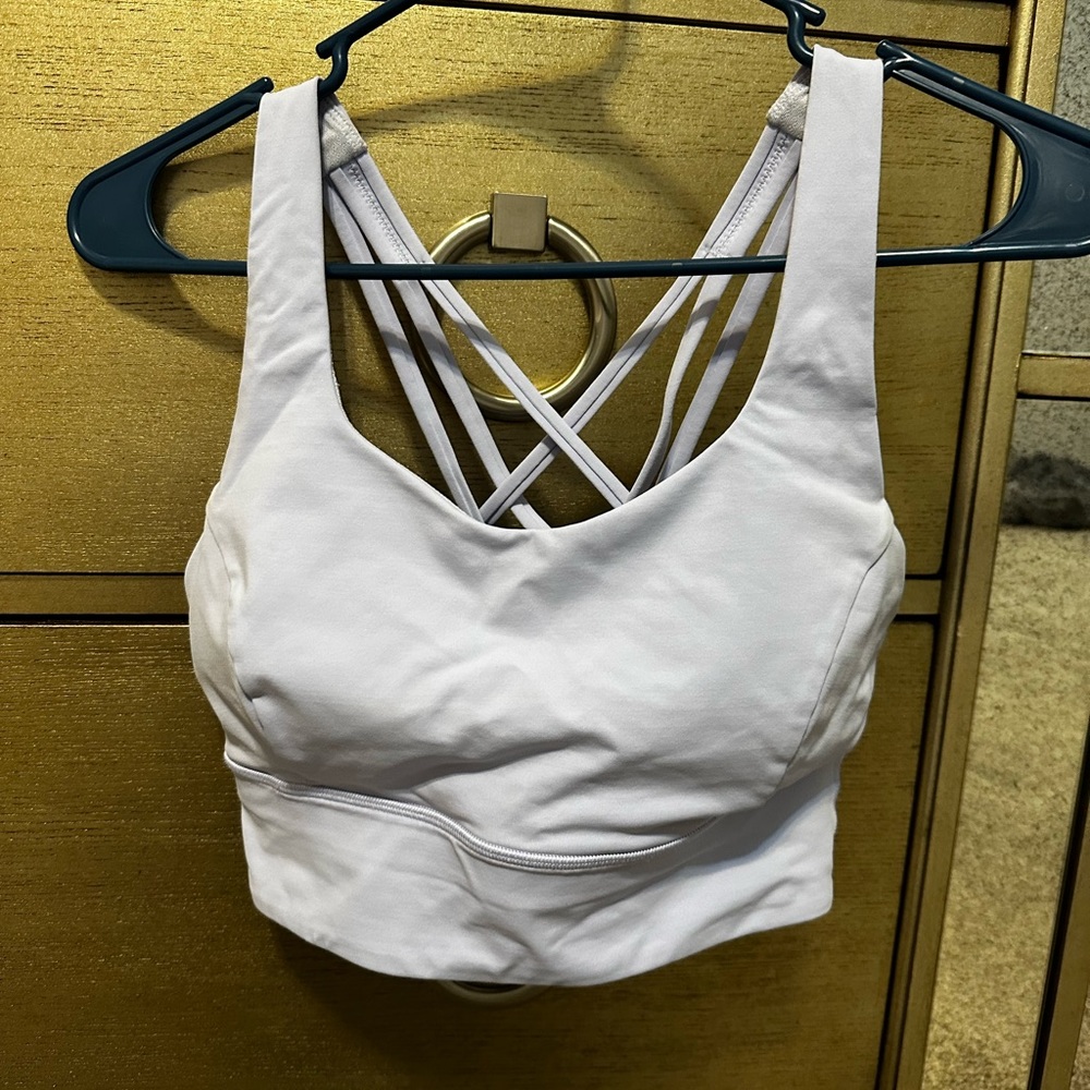 Free to be serene long line bra! Only worn once bright blue color